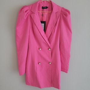 Pink Pretty Little Thing Blazer Dress